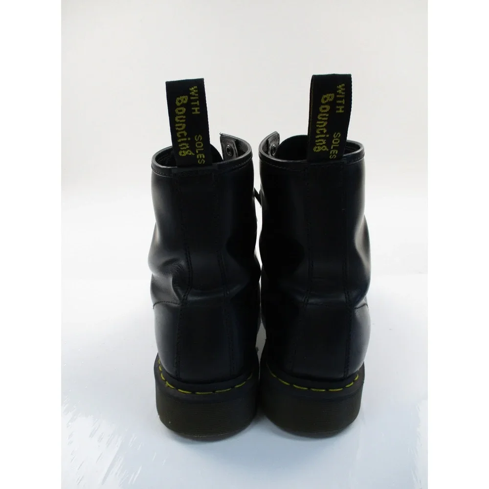 Dr. Martens 1460 Boots Mens 11 Black Leather 8-Eye Utility Classic Combat